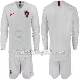 Portugal VM 2018 Børn Udebane - Fodboldtrøjer(L/S)